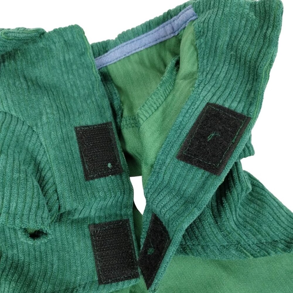 Youly Hipster Green Cordouroy Pet Shirt Dog Extra Small XS 11 inches - Picture 5 of 6